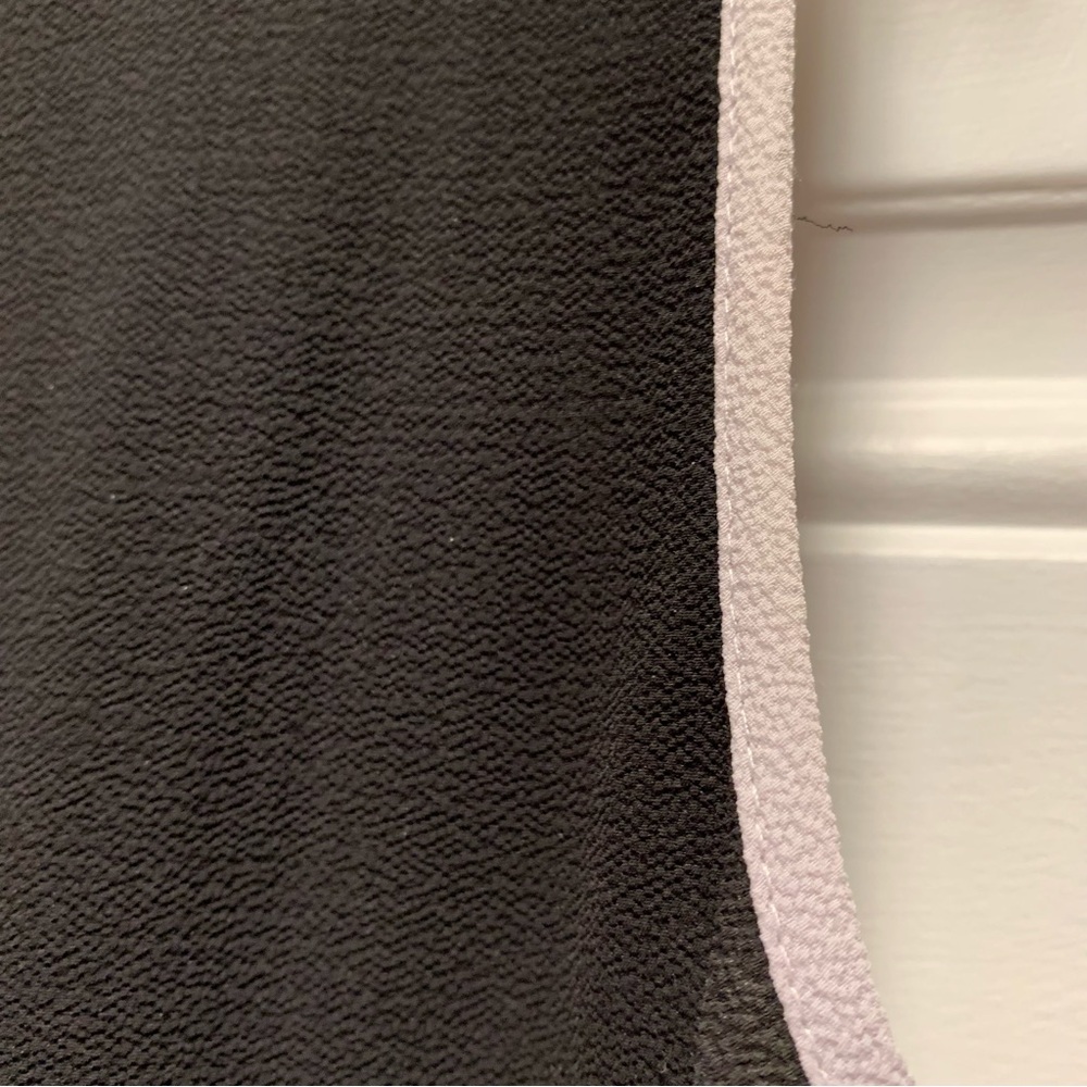 Spense Asymmetrical Black and White Tank Top - Picture 4 of 4